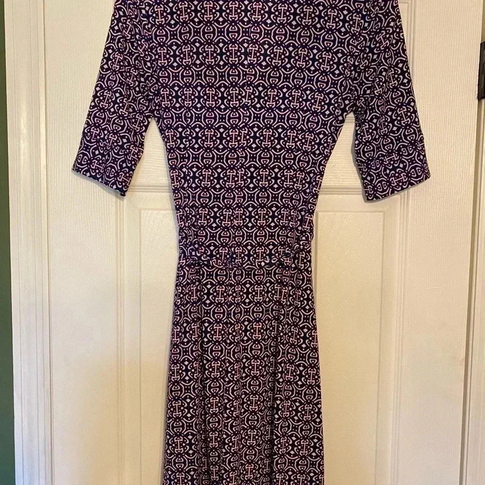 Laundry by Shelli Segal print wrap dress - Picture 7 of 7